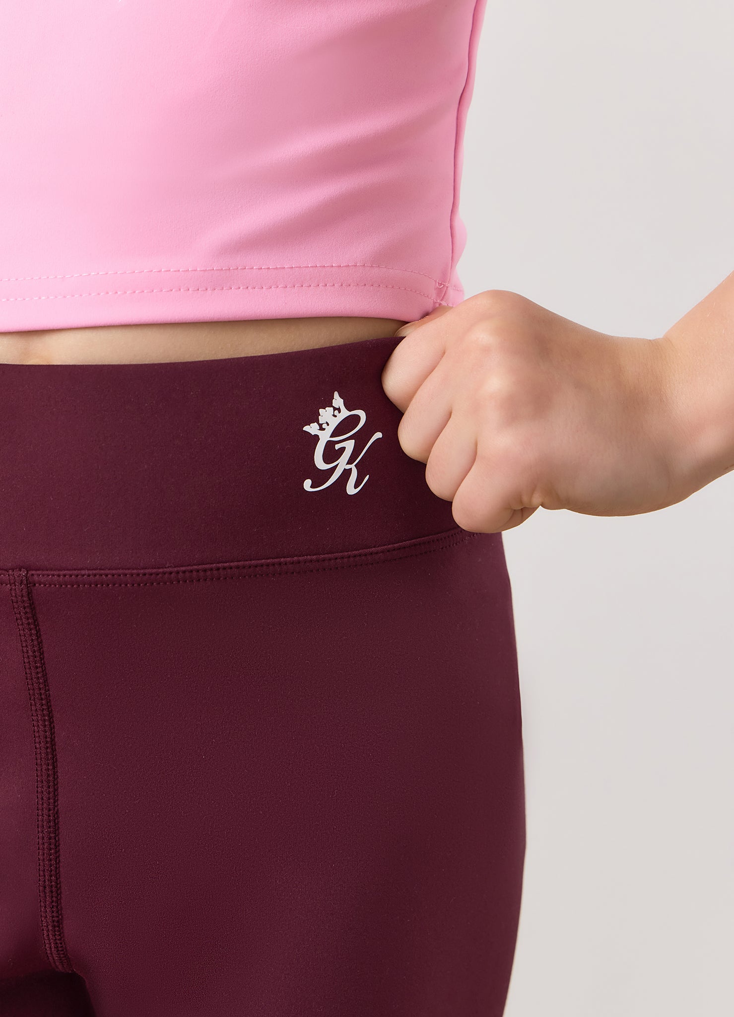 Gym King Kids 365 Leggings - Dark Cherry