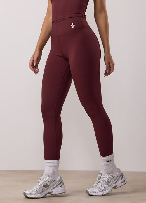 Gym King 365 Legging - Deep Cherry
