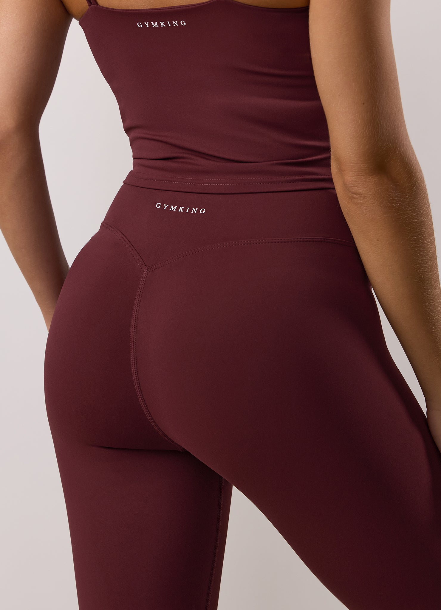 Gym King 365 Legging - Deep Cherry