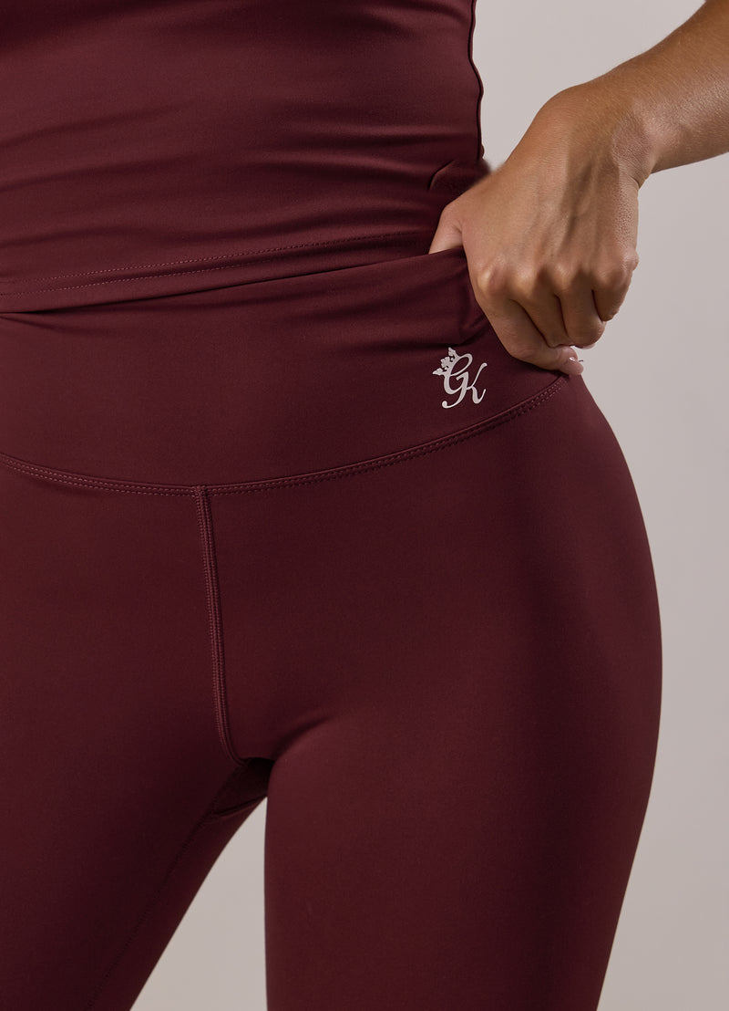 Gym King 365 Legging - Deep Cherry