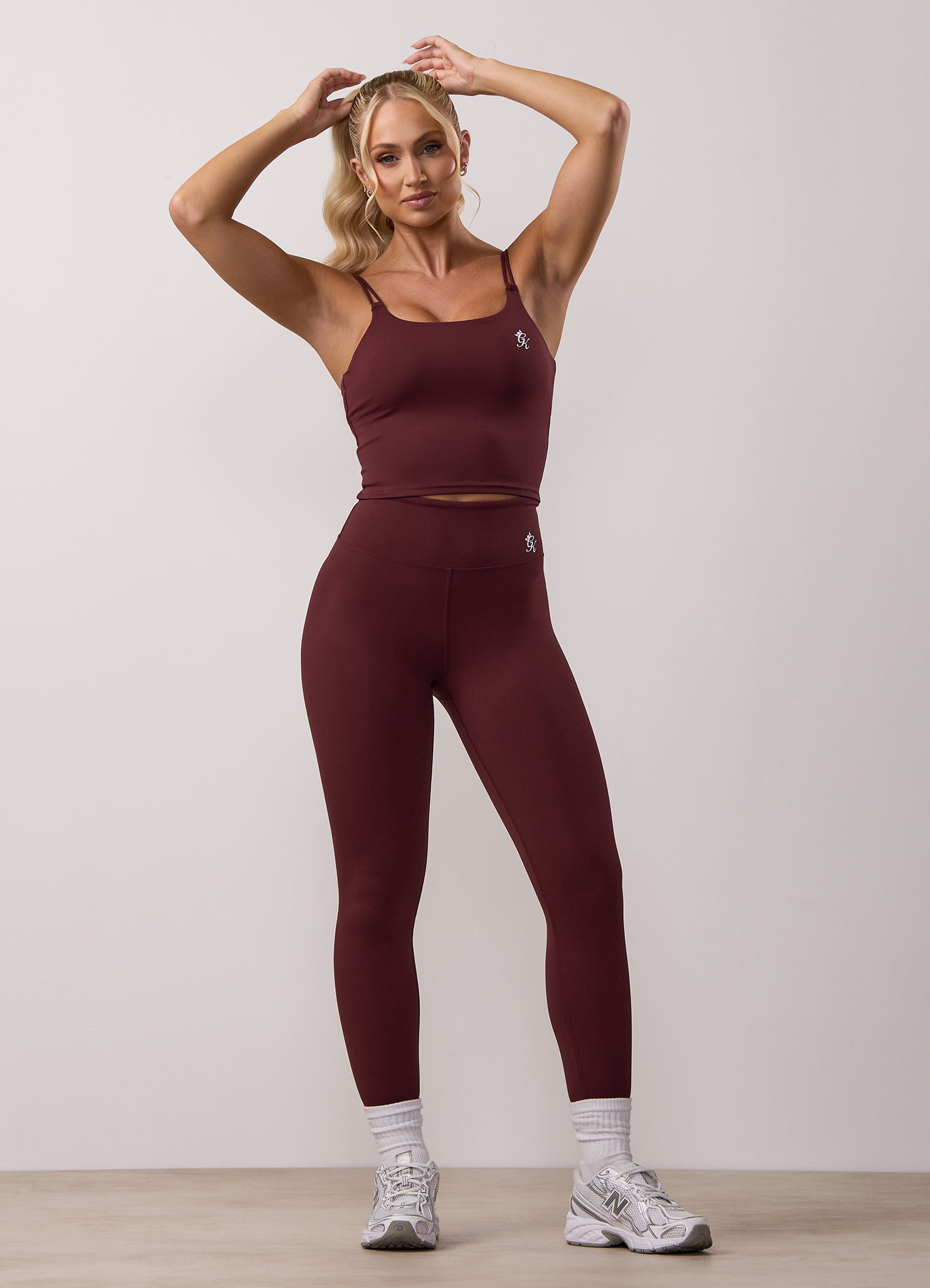 Gym King 365 Long Line Tank - Deep Cherry