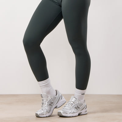Women's green gym leggings 