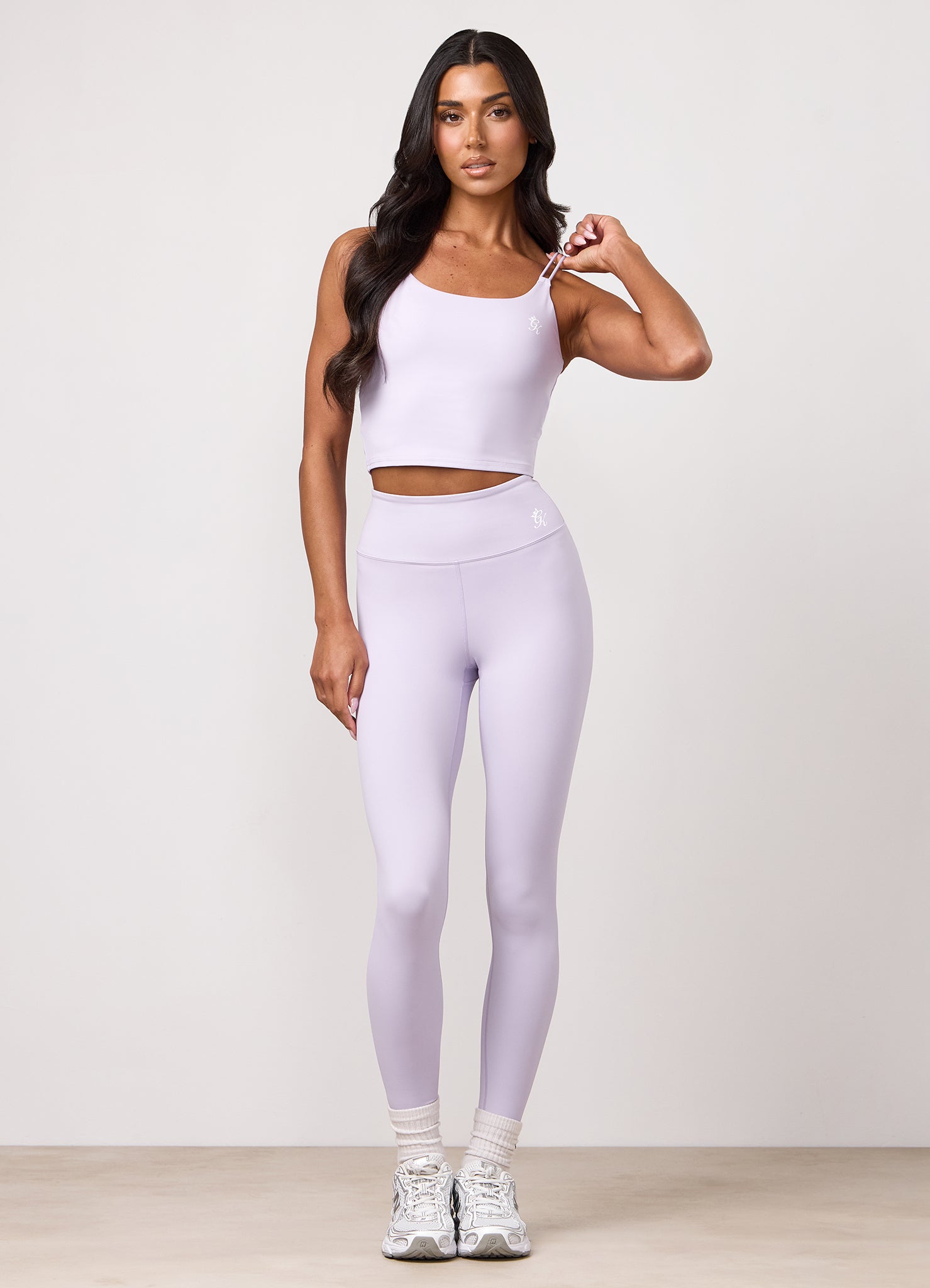 Gym King 365 Long Line Tank - Hyacinth