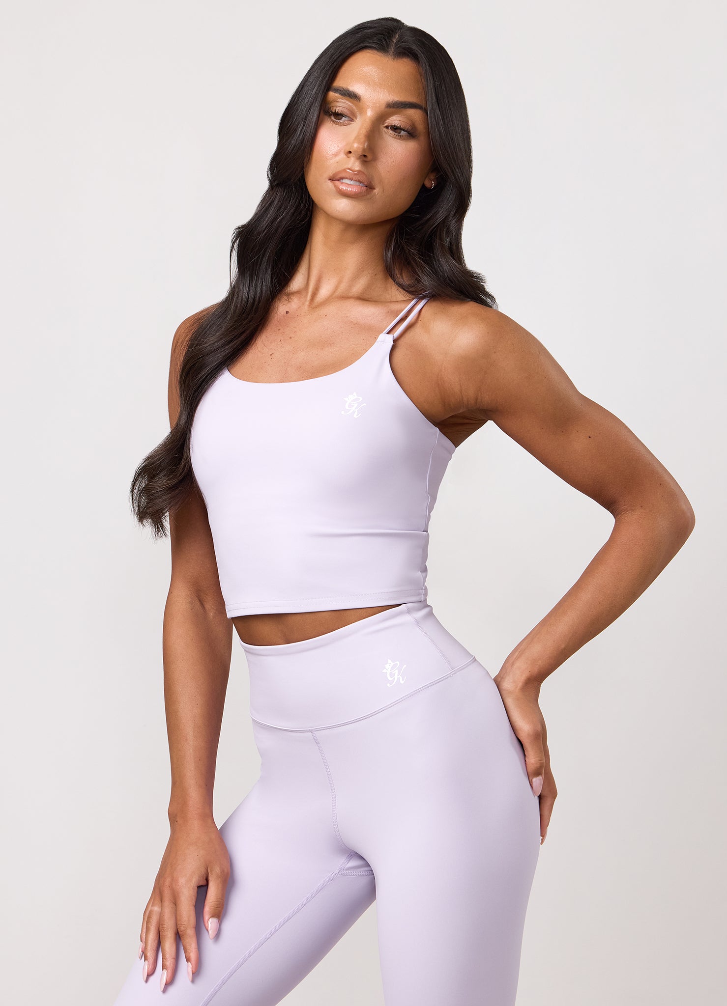 Gym King 365 Long Line Tank - Hyacinth