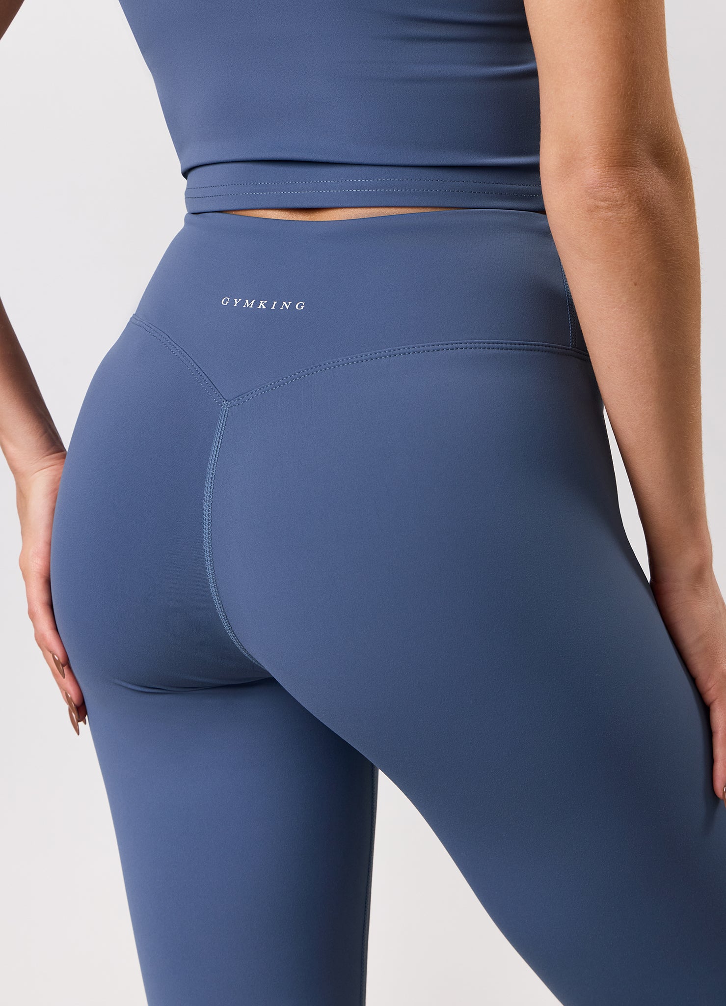 Gym King 365 Legging - Slate Blue