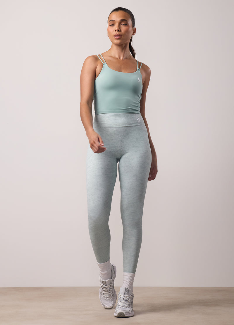 Gym King 365 Scrunch Legging - Green Mist Grindle