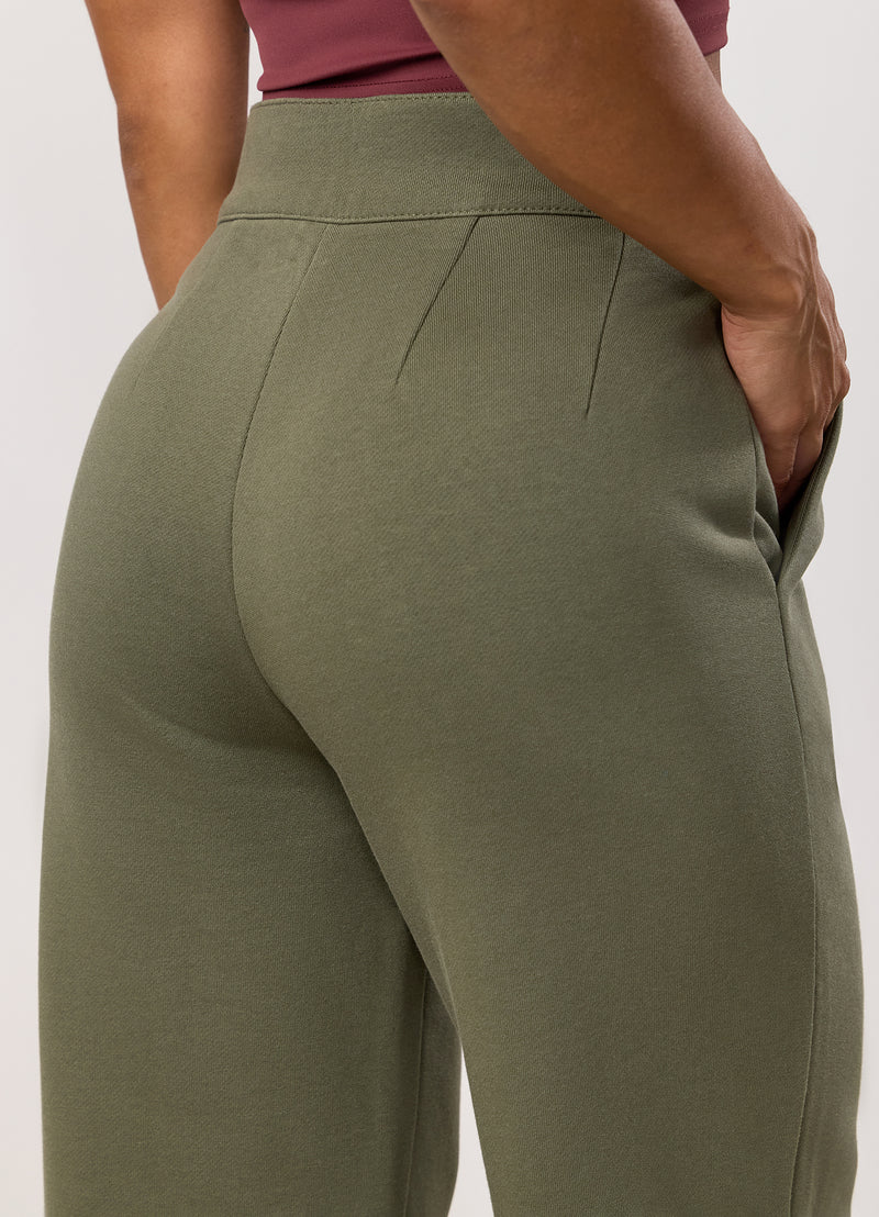 Gym King Powered By Belief Straight Leg Jogger - Warm Khaki