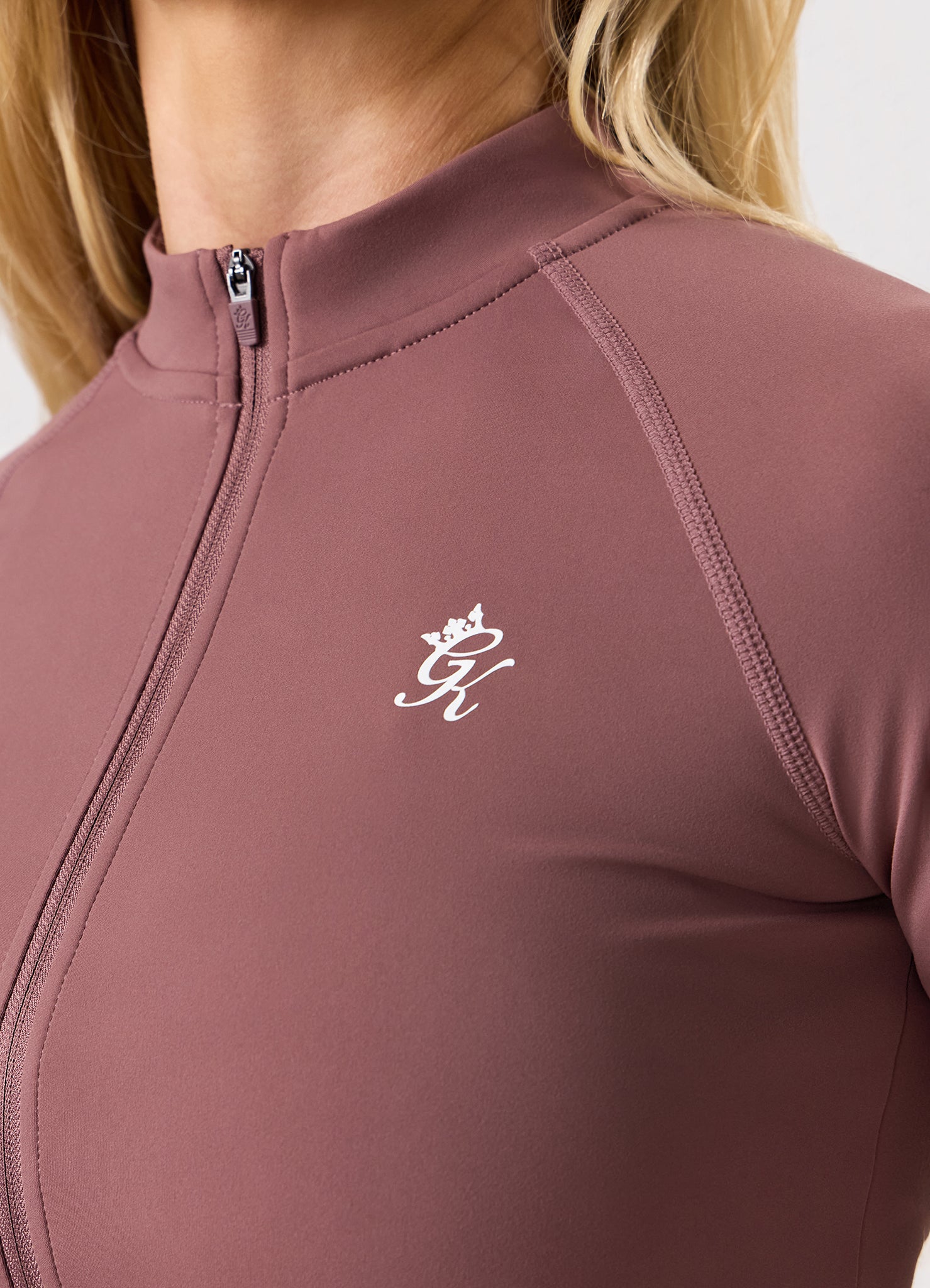 Gym King 365 Full Zip Funnel - Brown Plum