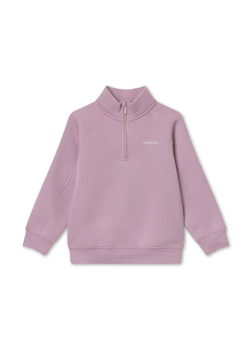 Gym King Older Kids 365 Raglan Sleeve 1/4 Zip Funnel - Muted Mauve
