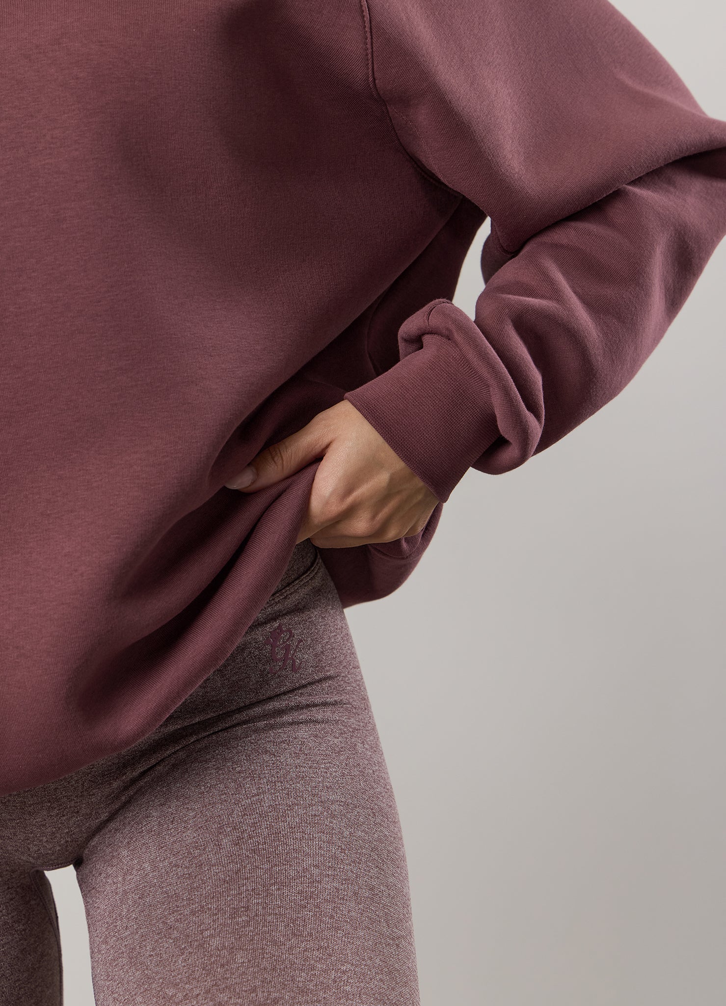 Gym King 365 Raglan Sleeve Crew - Grape