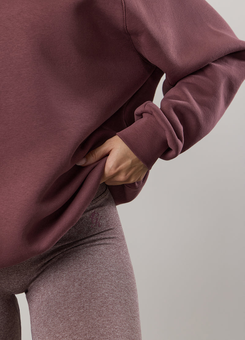 Gym King 365 Raglan Sleeve Crew - Grape