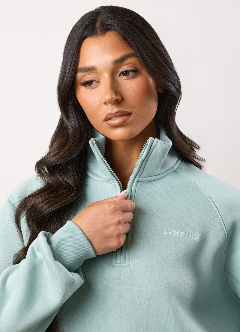 Gym King 365 Raglan Sleeve Funnel - Green Mist