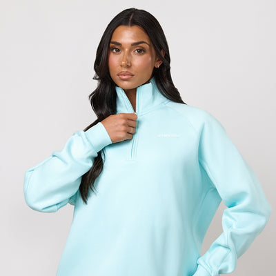 Gym King 365 Raglan Sleeve Funnel - Pale Turquoise
