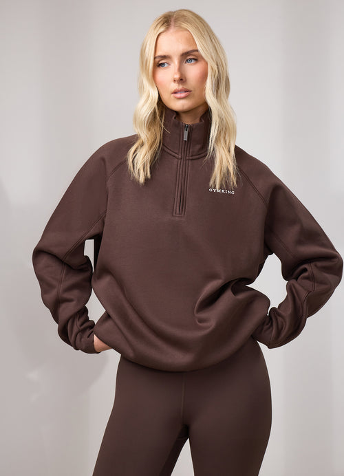 Gym King 365 Raglan Sleeve Funnel - Dark Chocolate