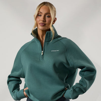 Gym King 365 Raglan Sleeve Funnel - Dusky Fern