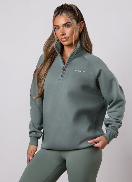 Gym King 365 Raglan Sleeve Funnel - Fern