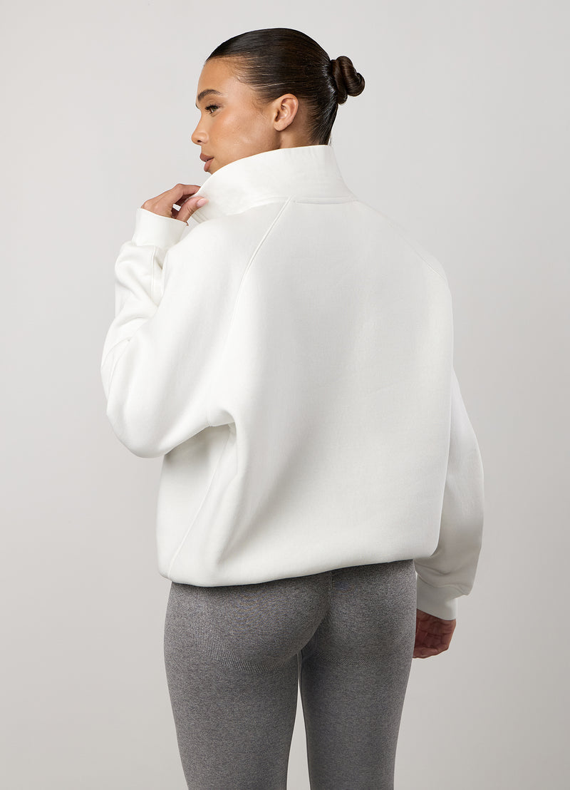Gym King 365 Raglan Sleeve Funnel - Cream
