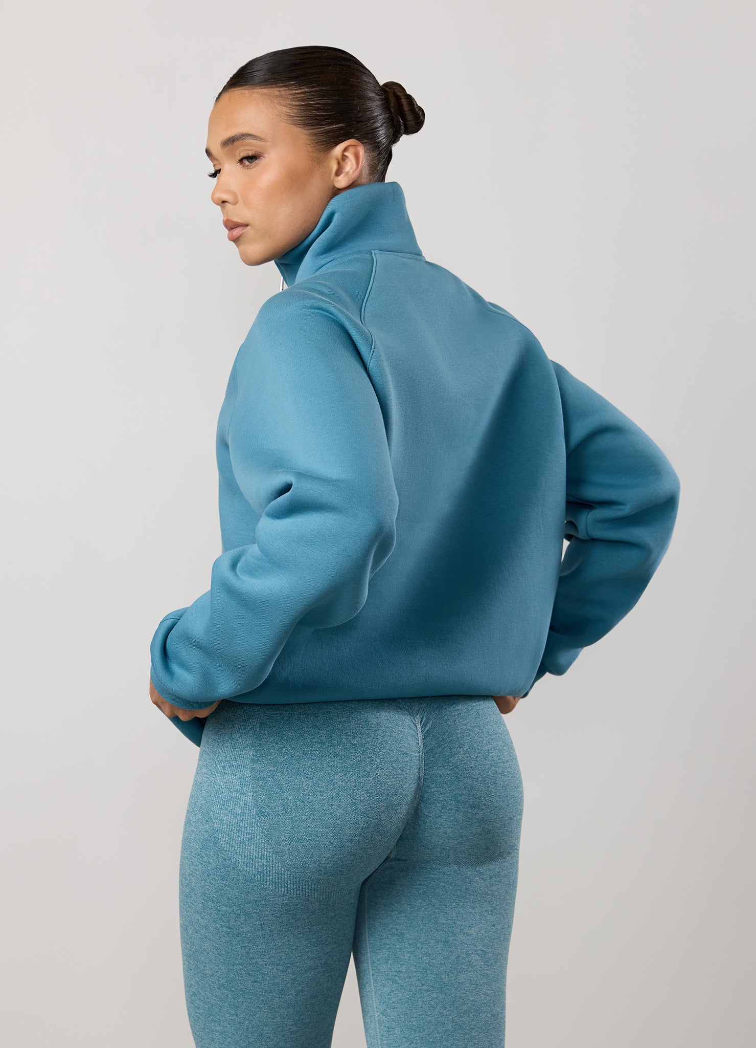 Gym King 365 Raglan Sleeve Funnel - Sea Mist