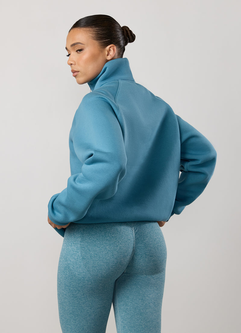 Gym King 365 Raglan Sleeve Funnel - Sea Mist