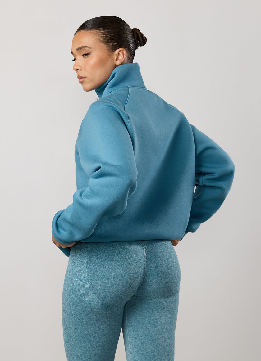 Gym King 365 Raglan Sleeve Funnel - Sea Mist