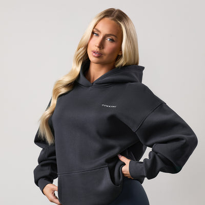 Gym King 365 Relaxed Fit Fleece Hood - Midnight Blue
