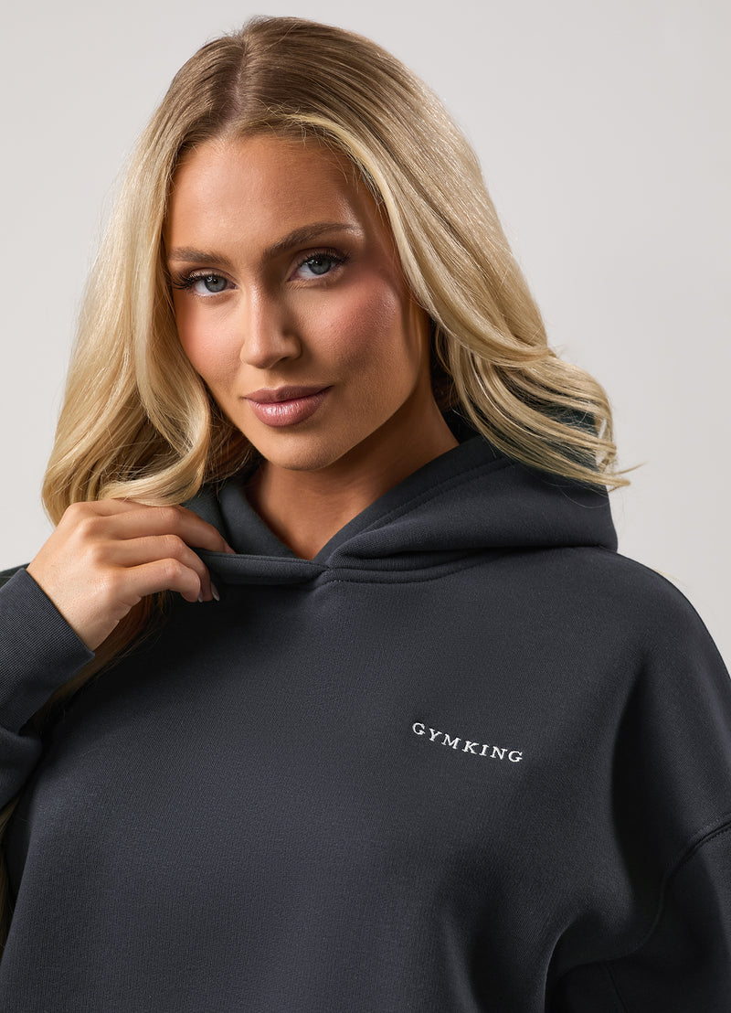 Gym King 365 Relaxed Fit Fleece Hood - Midnight Blue