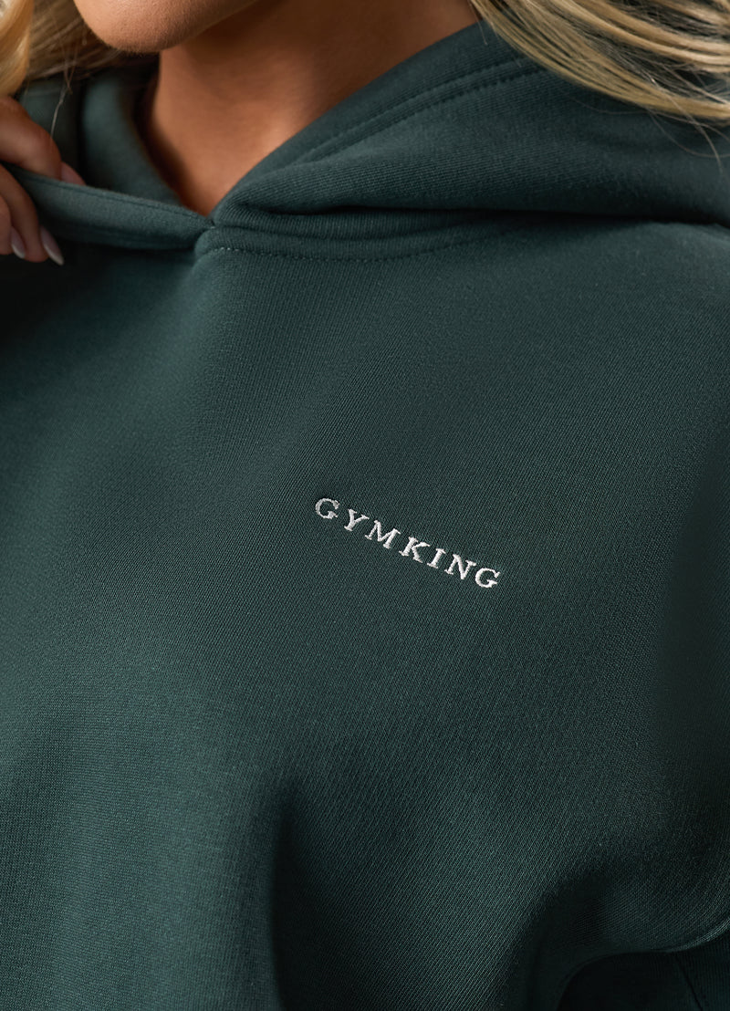 Gym King 365 Relaxed Fit Fleece Hood - Deep Forest Green