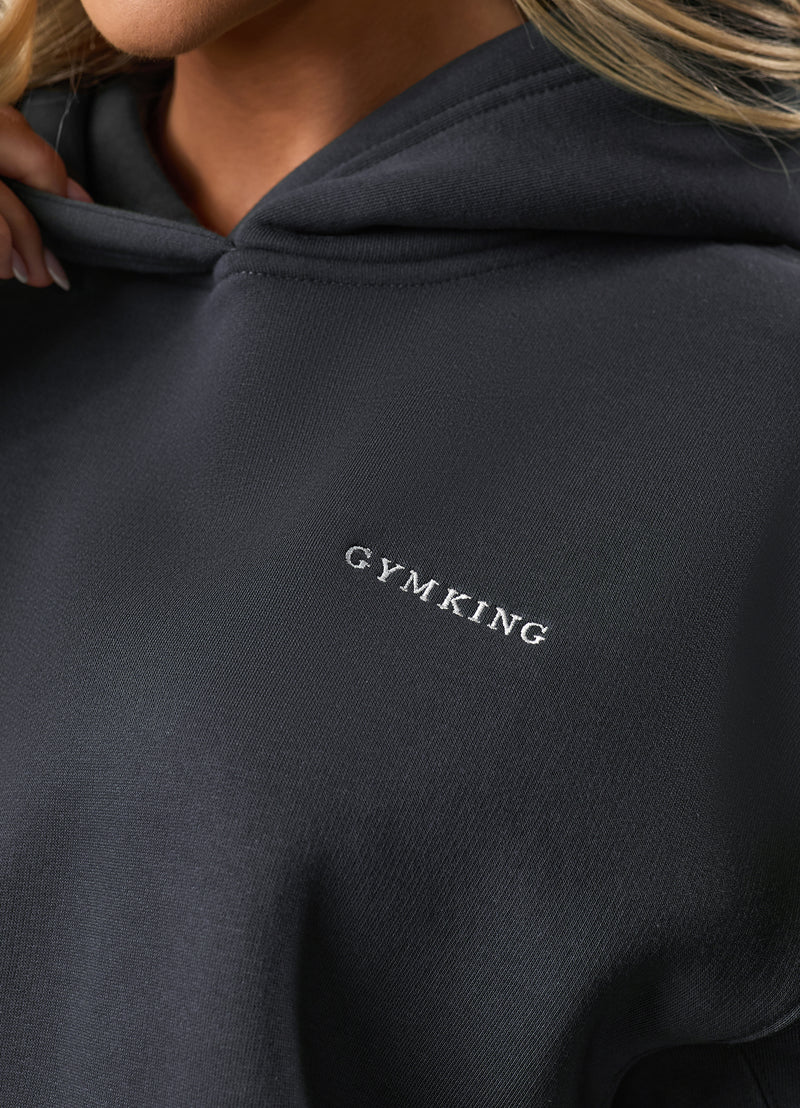 Gym King 365 Relaxed Fit Fleece Hood - Midnight Blue
