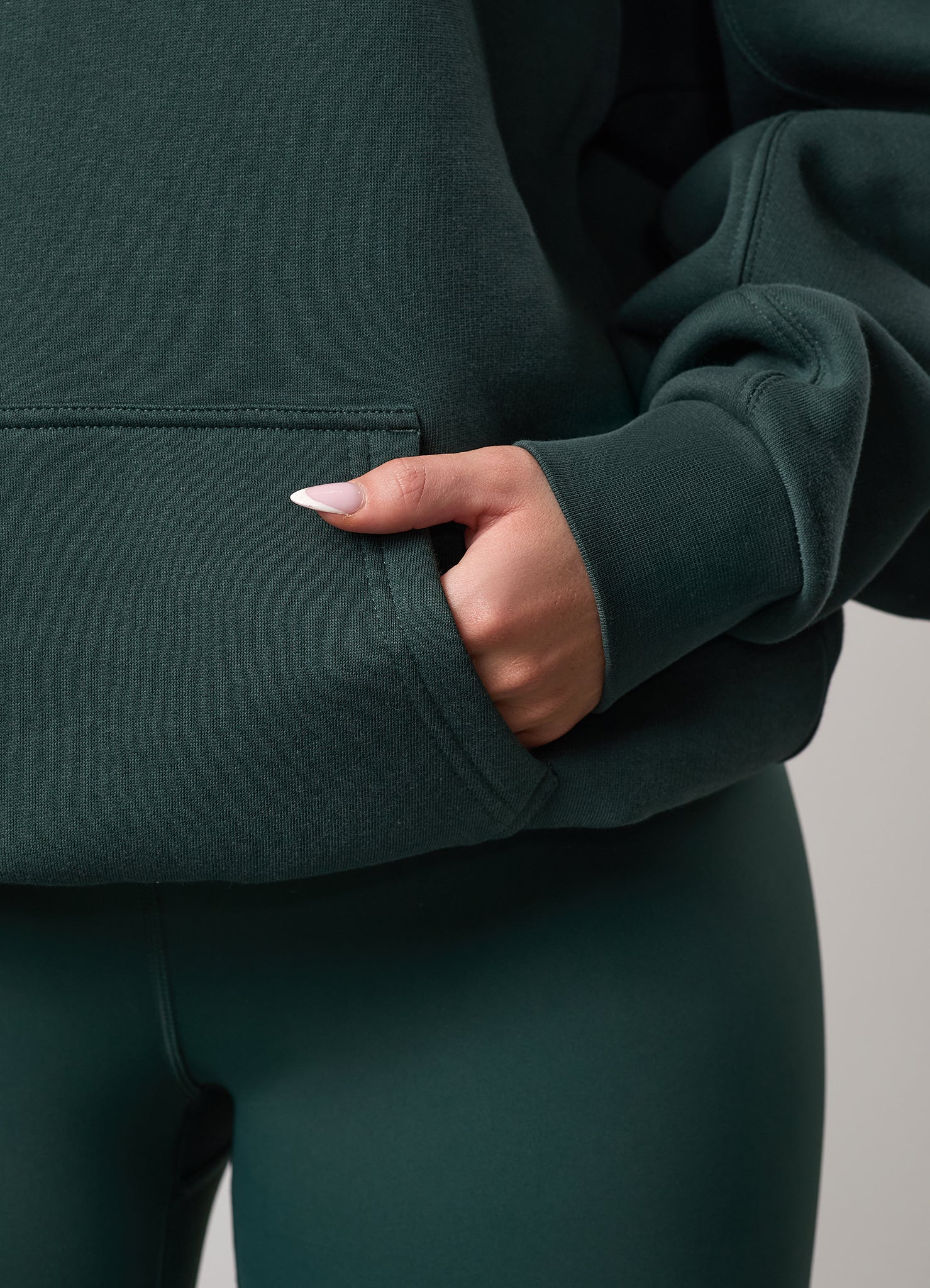 Gym King 365 Relaxed Fit Fleece Hood - Deep Forest Green