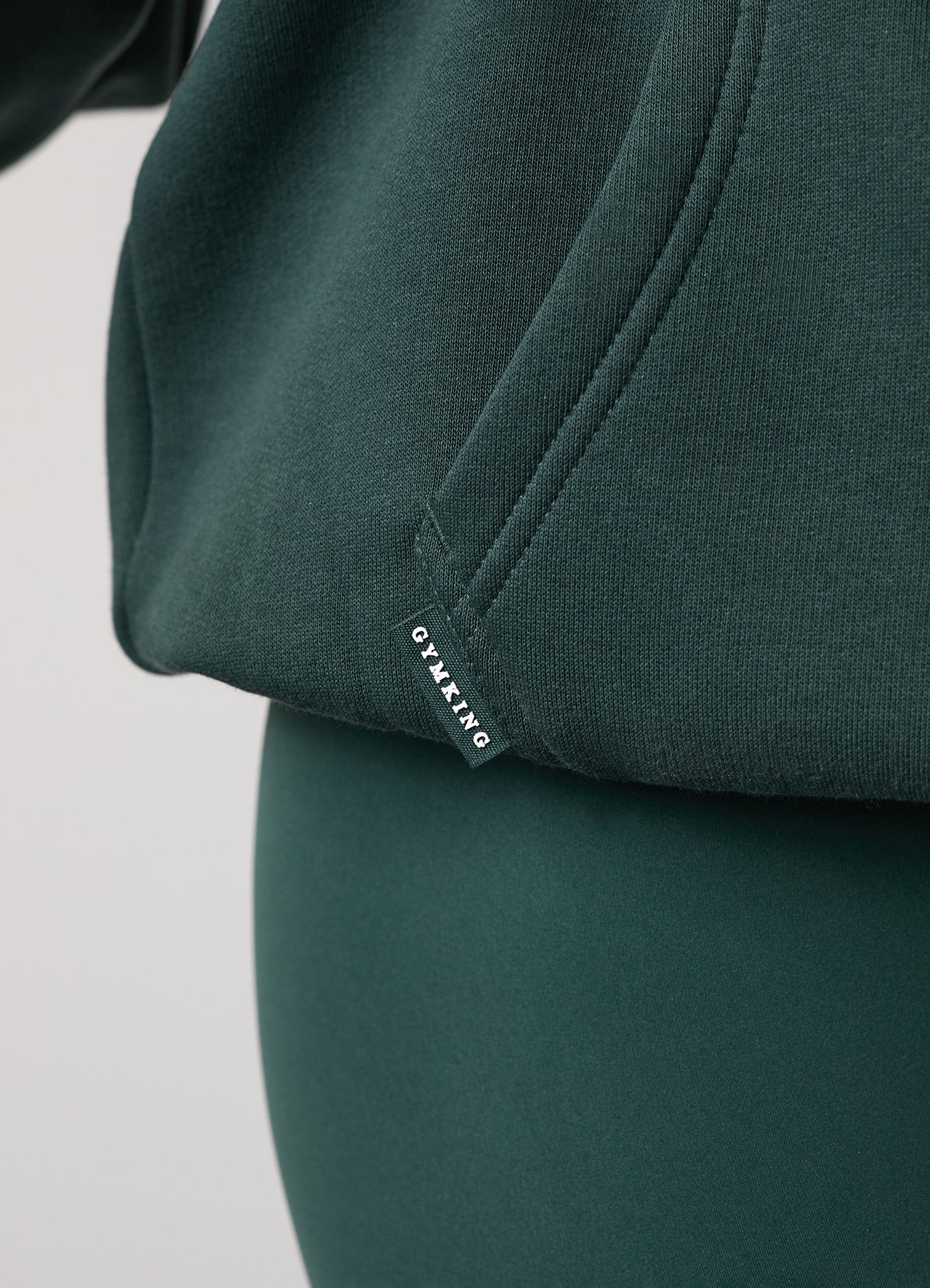 Gym King 365 Relaxed Fit Fleece Hood - Deep Forest Green