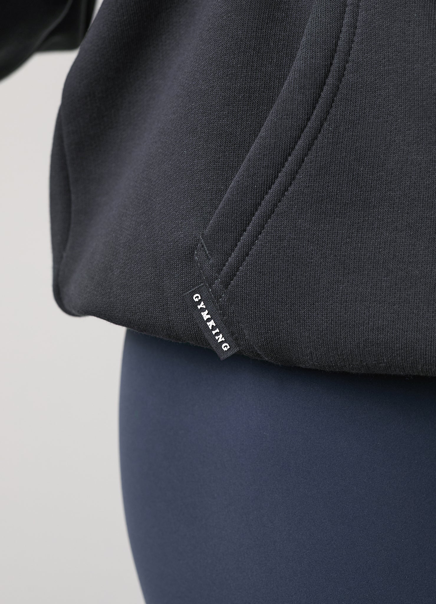 Gym King 365 Relaxed Fit Fleece Hood - Midnight Blue