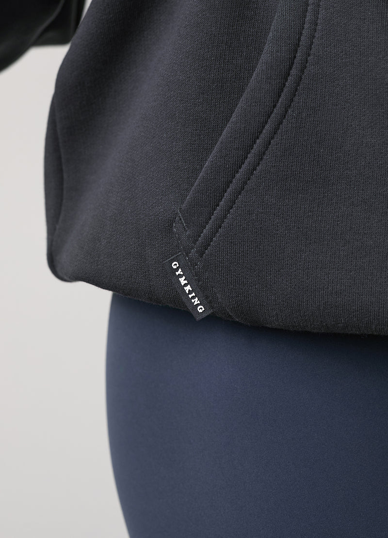 Gym King 365 Relaxed Fit Fleece Hood - Midnight Blue