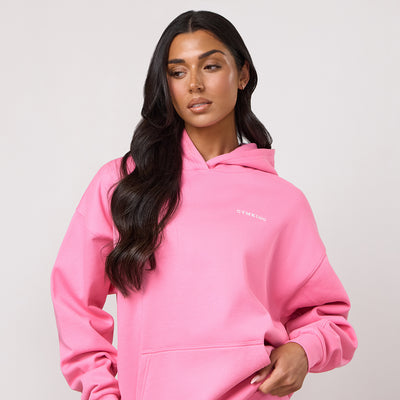 Gym King 365 Relaxed Fit Hoodie - Carnation Pink