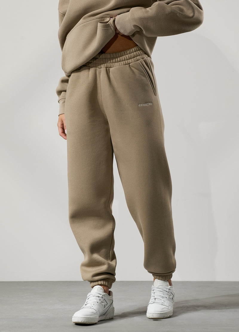 Gym King 365 Relaxed Fit Tracksuit - Latte