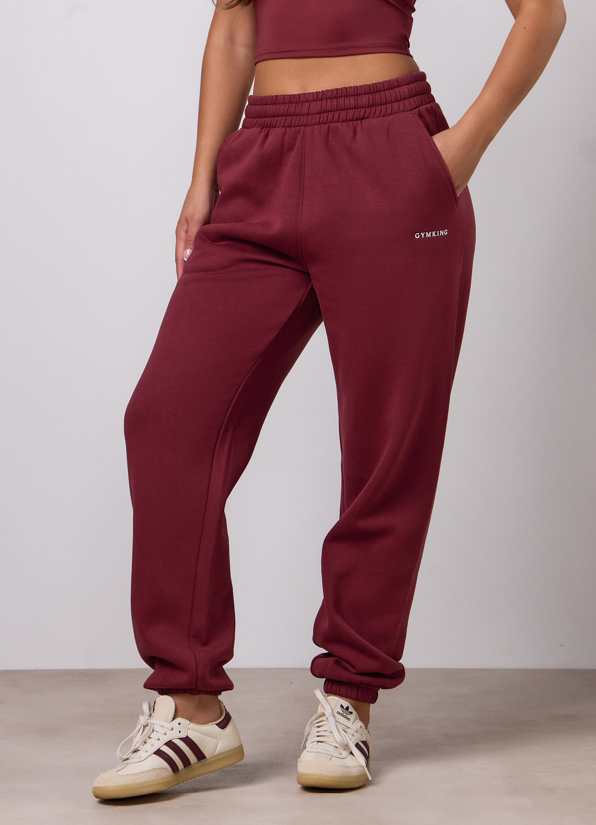 Gym King 365 Boyfriend Jogger - Claret