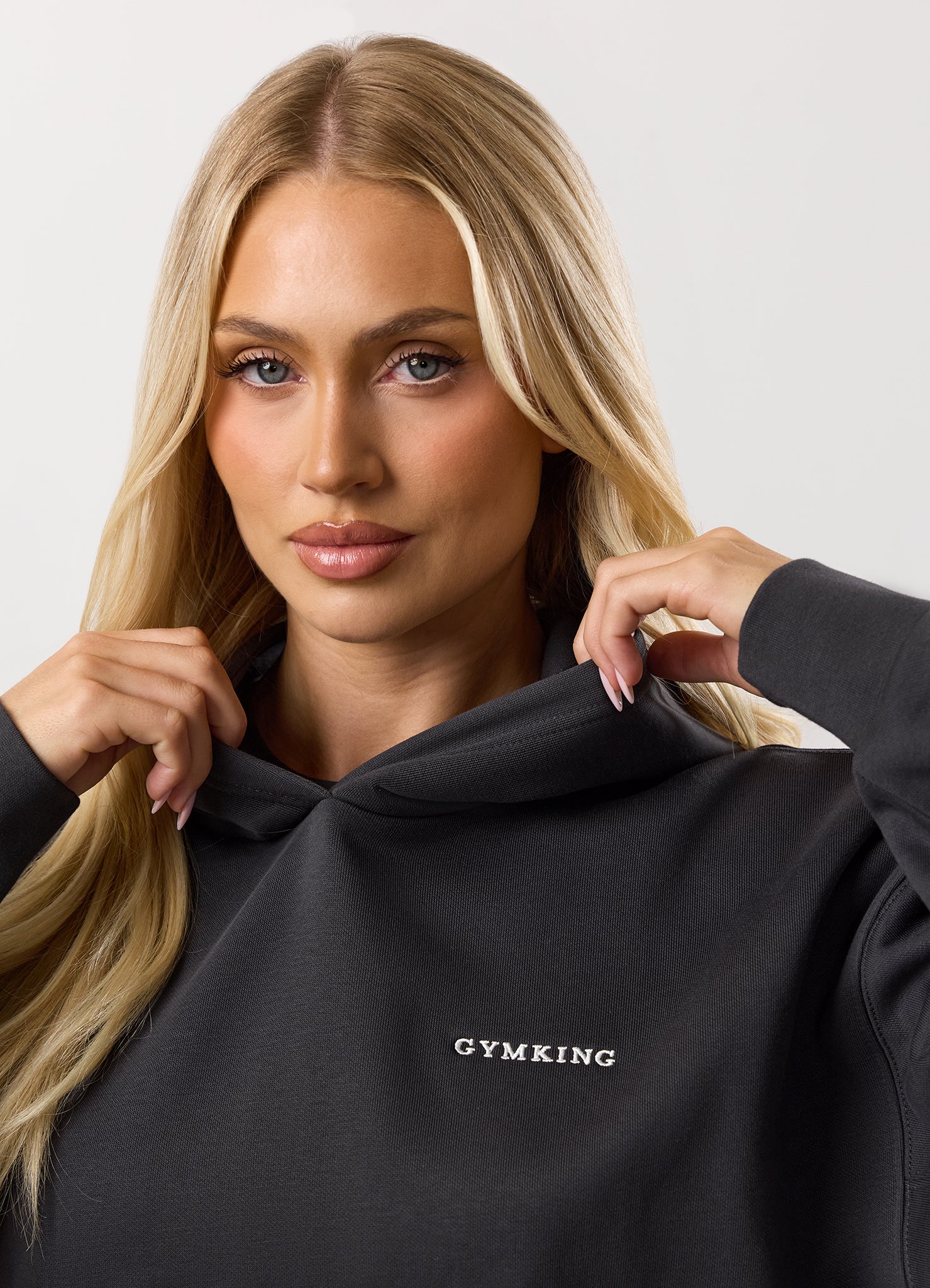 Gym King 365 Relaxed Fit Hood Tracksuit - Dark Pewter