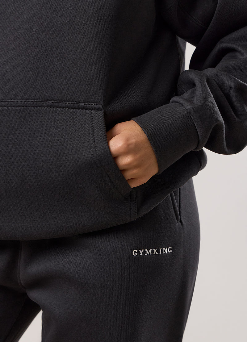 Gym King 365 Relaxed Fit Hood Tracksuit - Dark Pewter