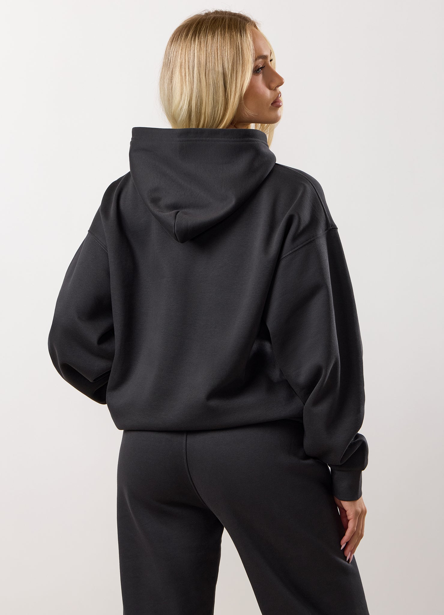 Gym King 365 Relaxed Fit Hood Tracksuit - Dark Pewter