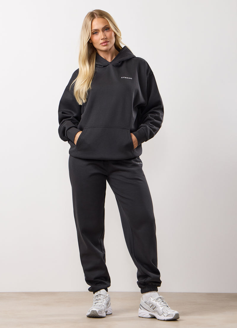Gym King 365 Relaxed Fit Hood Tracksuit - Dark Pewter