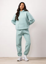 Gym King 365 Relaxed Fit Hood Tracksuit - Green Mist