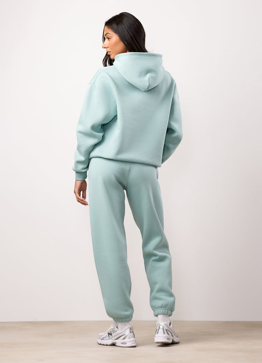 Gym King 365 Relaxed Fit Hood Tracksuit - Green Mist