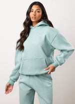 Gym King 365 Relaxed Fit Hood Tracksuit - Green Mist