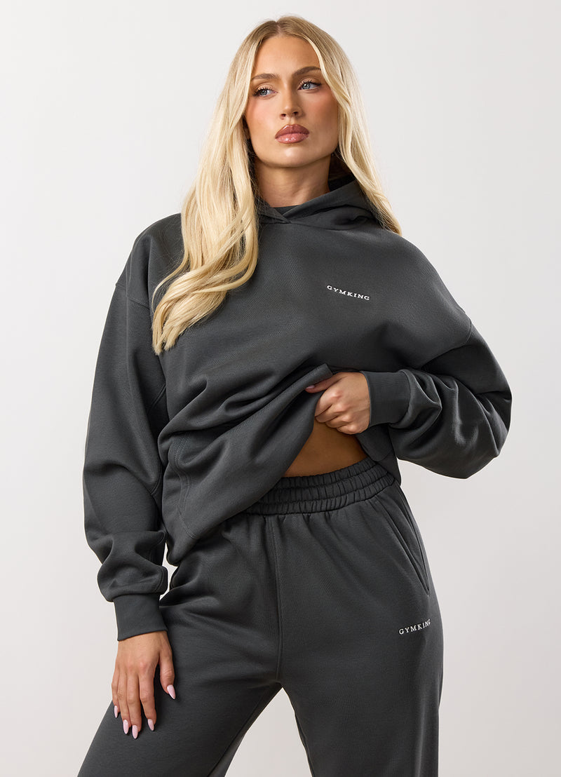 Gym King 365 Relaxed Fit Hood Tracksuit - Green Smoke