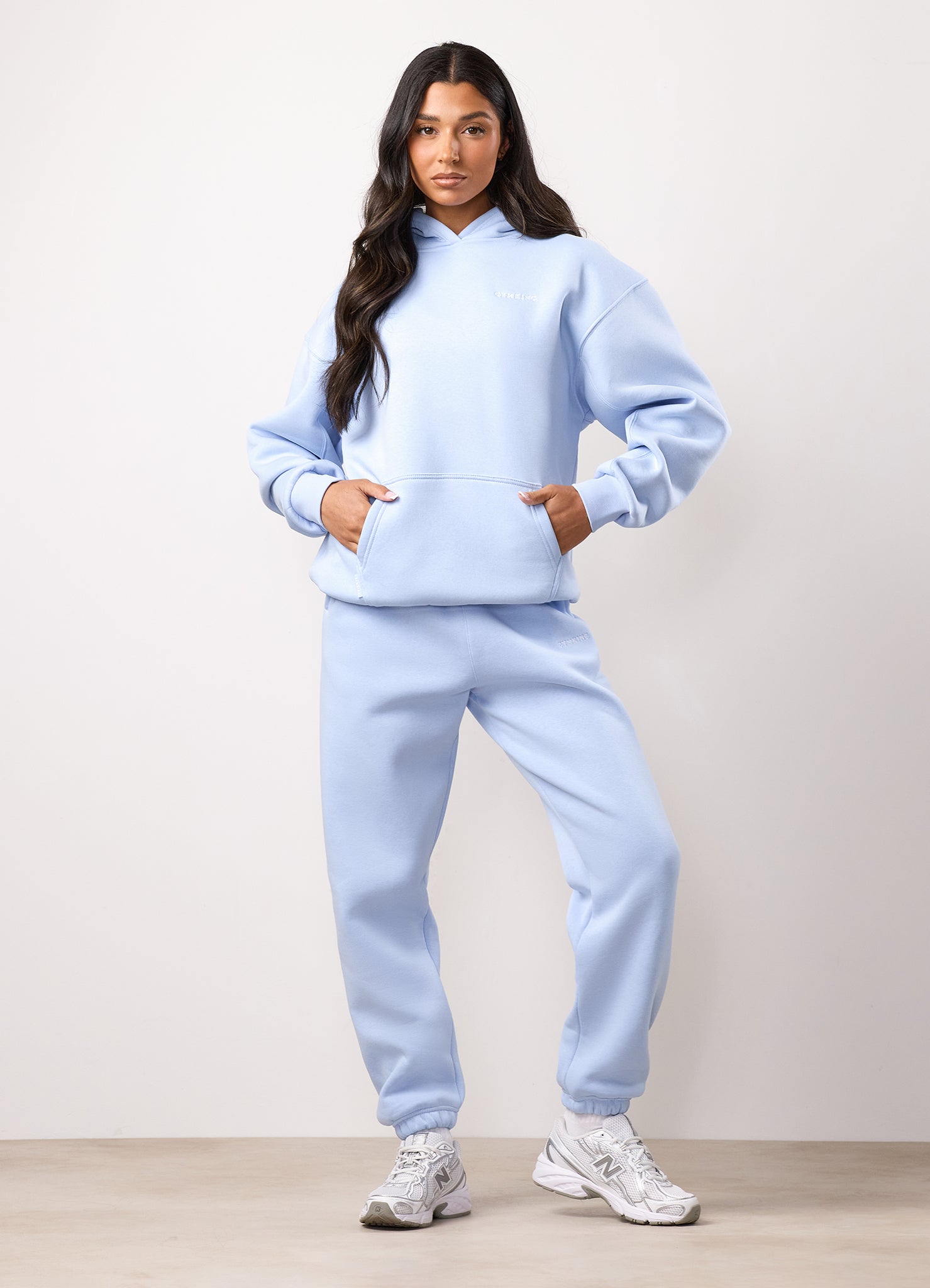 Gym King 365 Relaxed Fit Hood Tracksuit - Hydrangea Blue