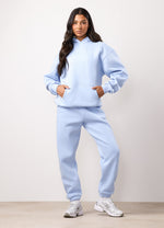 Gym King 365 Relaxed Fit Hood Tracksuit - Hydrangea Blue
