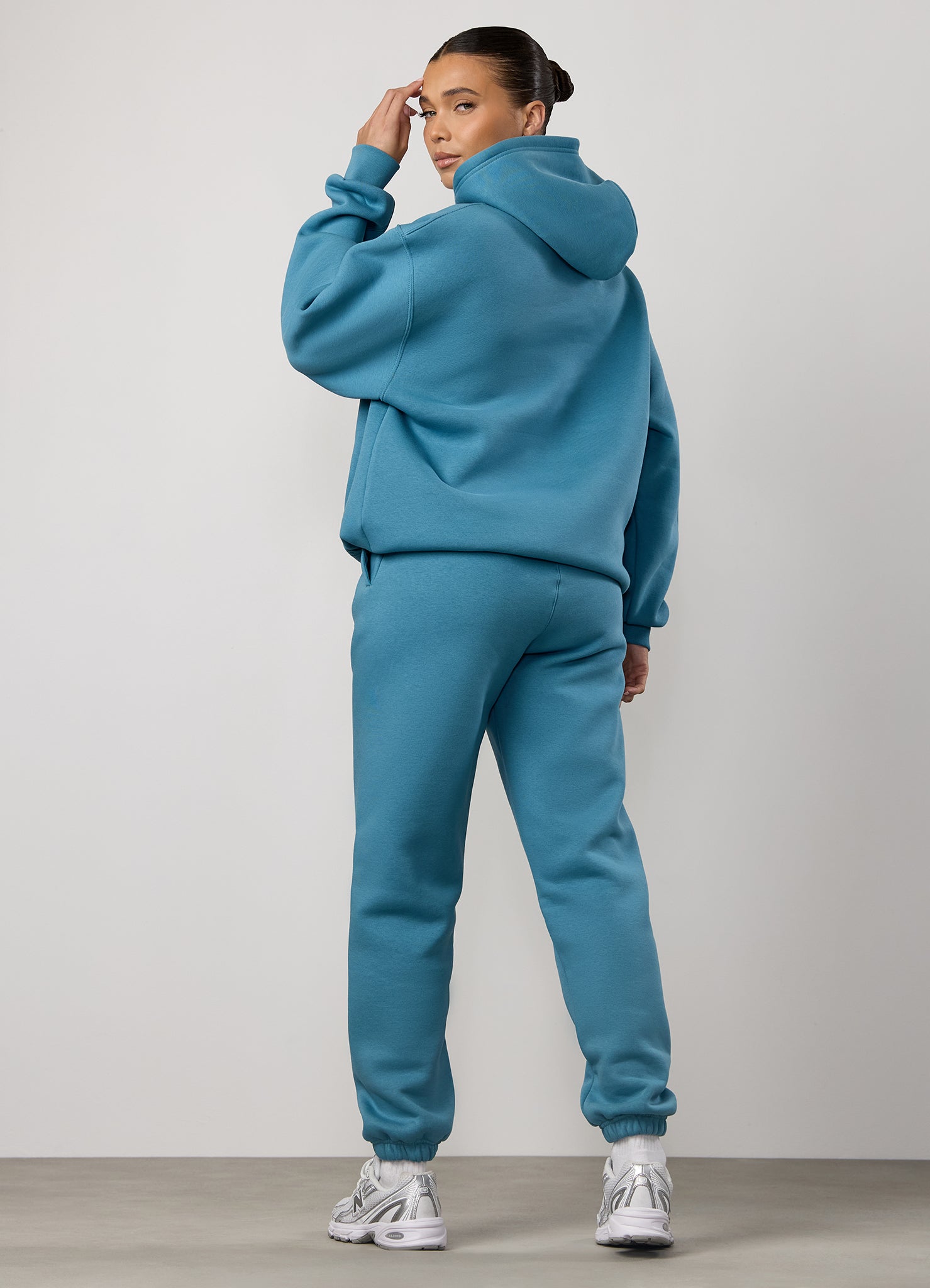 Gym King 365 Relaxed Fit Hood Tracksuit - Sea Mist