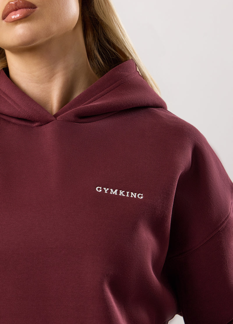 Gym King 365 Relaxed Fit Hood - Burgundy