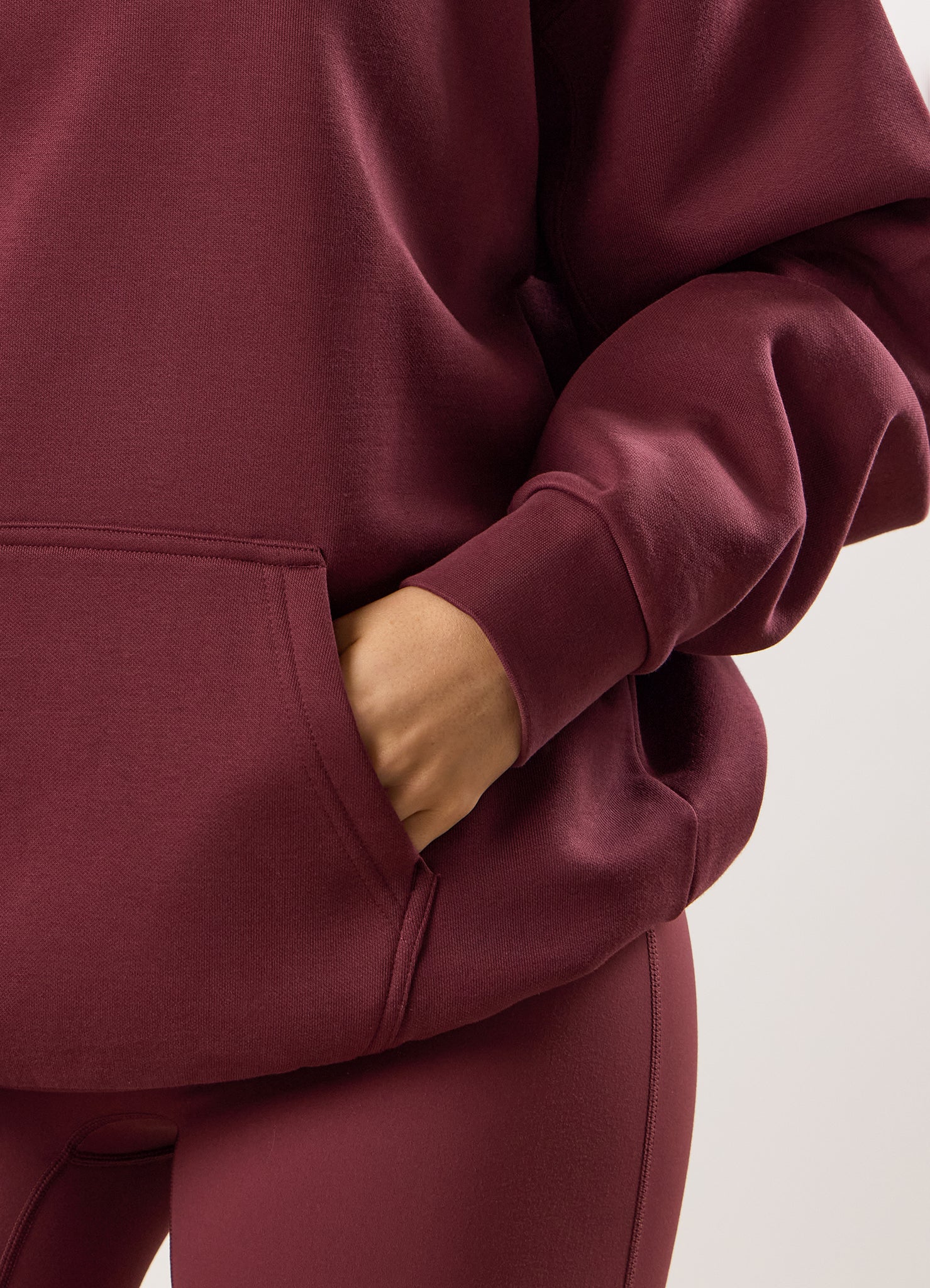 Gym King 365 Relaxed Fit Hood - Burgundy