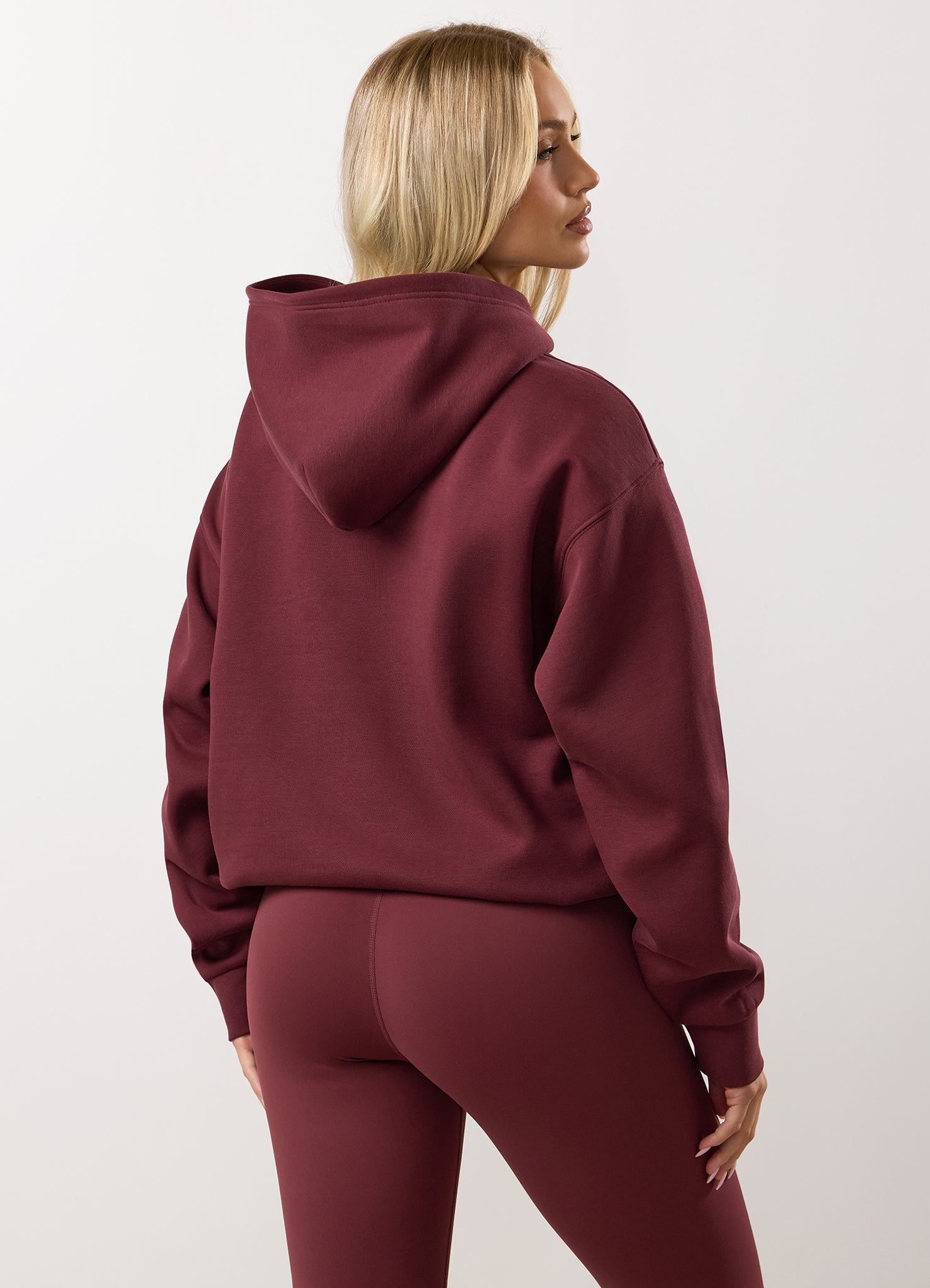 Gym King 365 Relaxed Fit Hoodie - Burgundy