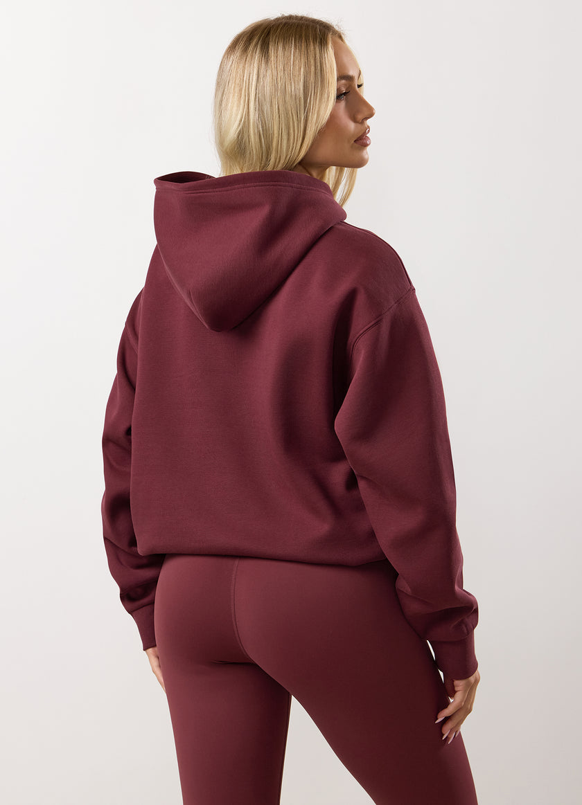 Gym King 365 Relaxed Fit Hood - Burgundy
